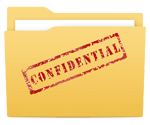 Confidential content - icon