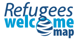 Logo of EUA Refugees welcome map